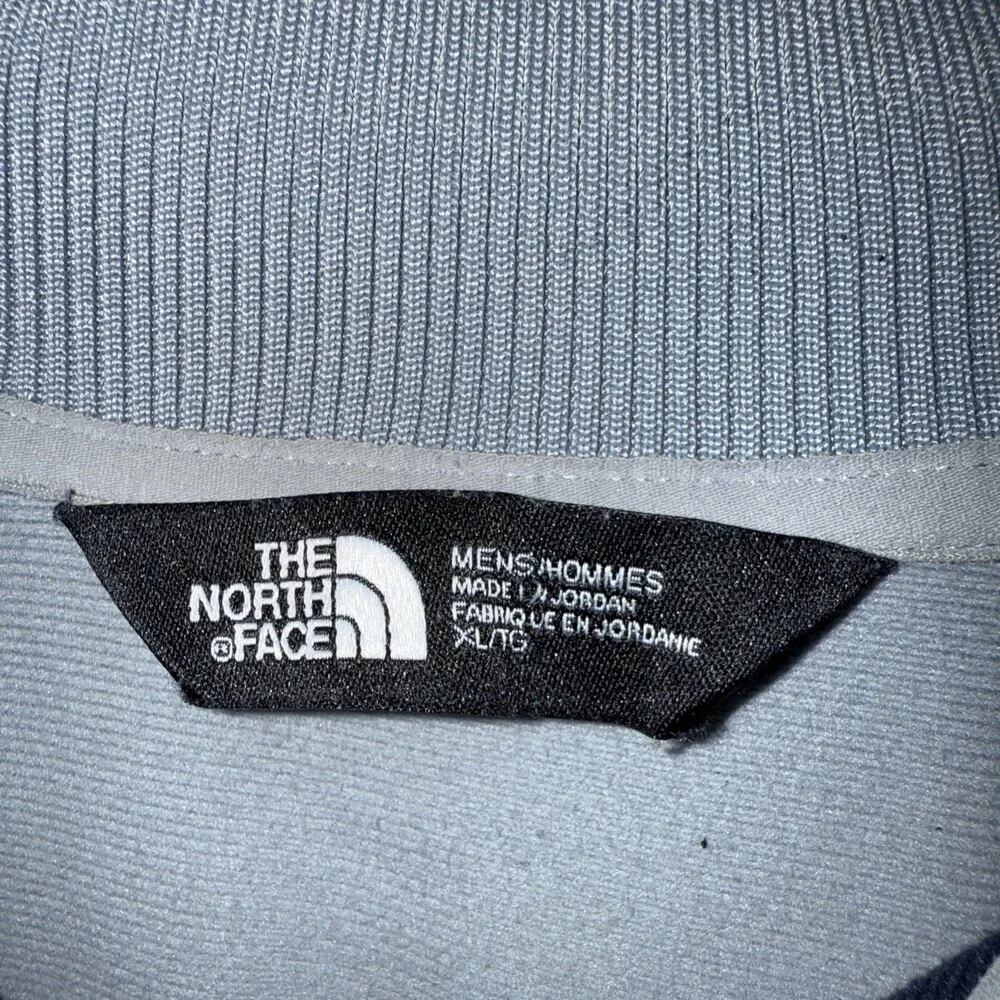 The‎ North Face Jacket Mens XL Blue/Gray Jacket Track Mock Neck Full Zip